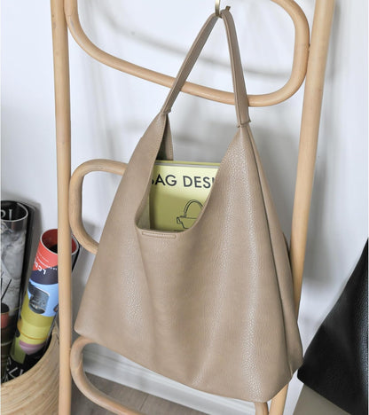 Hobo Bags for Women Soft Vegan Leather Shoulder Handbag Slouchy Tote Purses